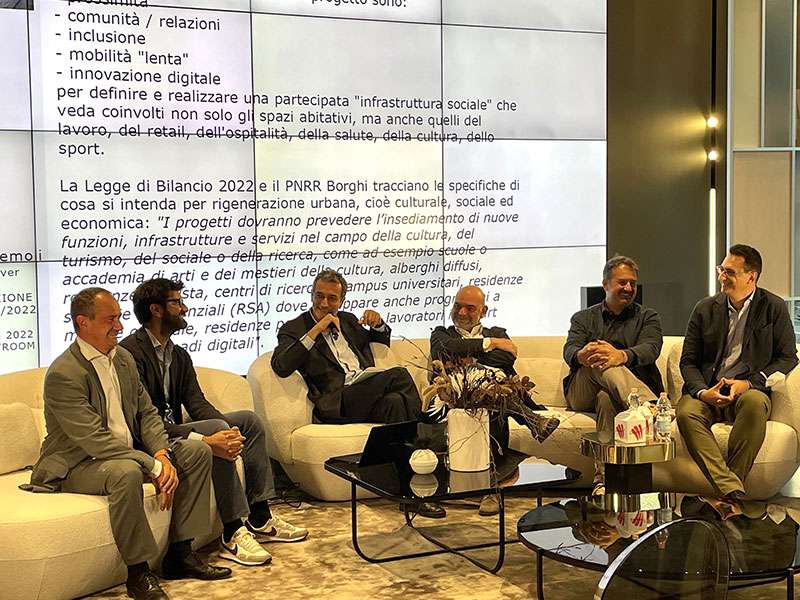 Quarto incontro sul tema "Rigenerazione urbana nella Città dei 15 minuti” presso lo showroom Albed di Milano
